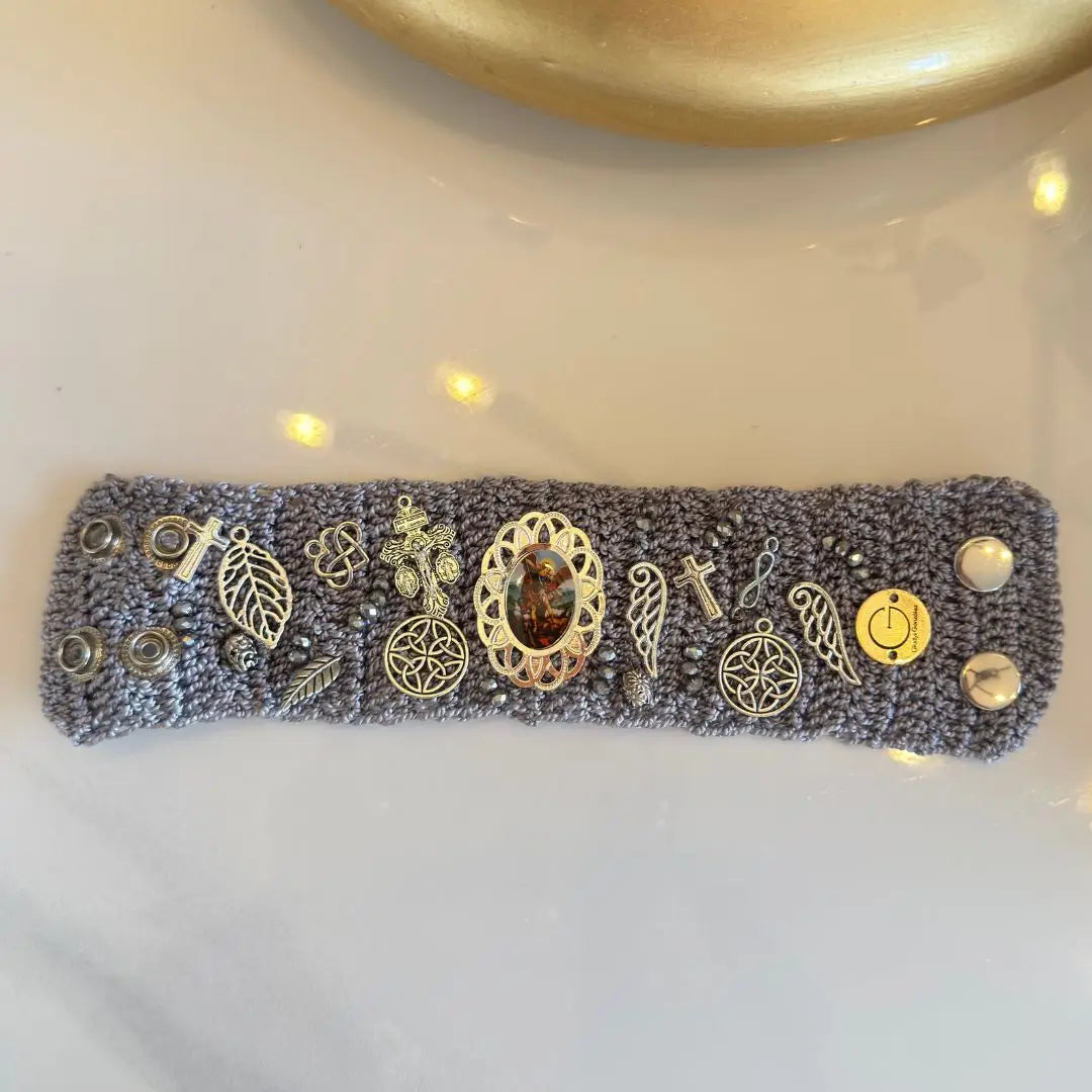Pulsera Tejida San Miguel Arcángel