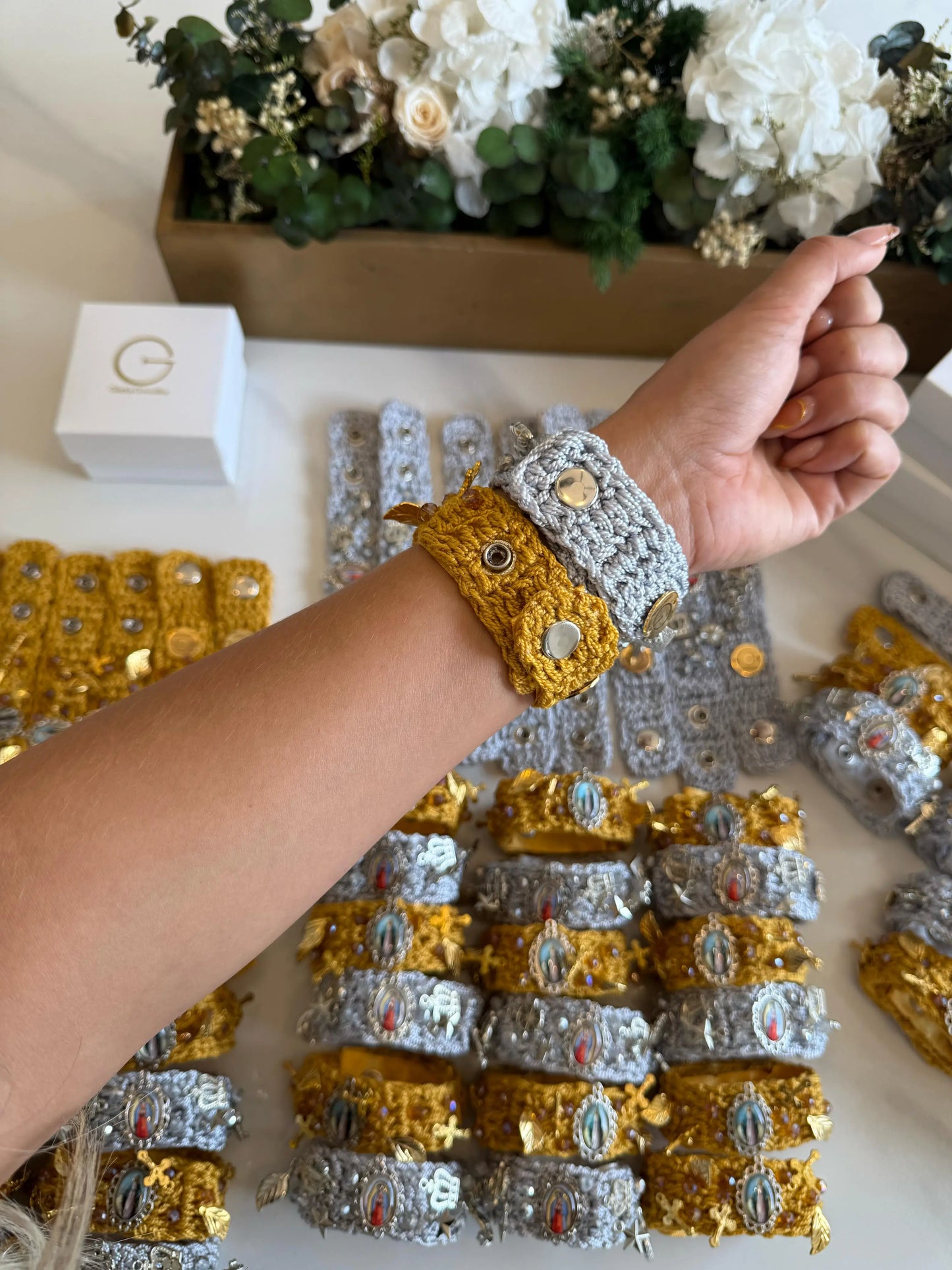 Set Lujo - Brazaletes Artesanales 100% Hechos a Mano