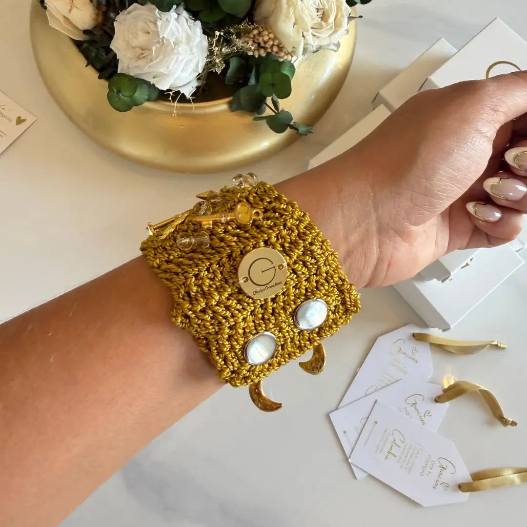 Pulsera Tejida San Miguel Arcángel