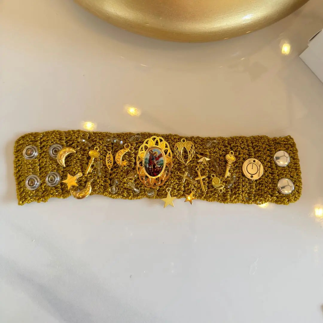 Pulsera Tejida San Miguel Arcángel