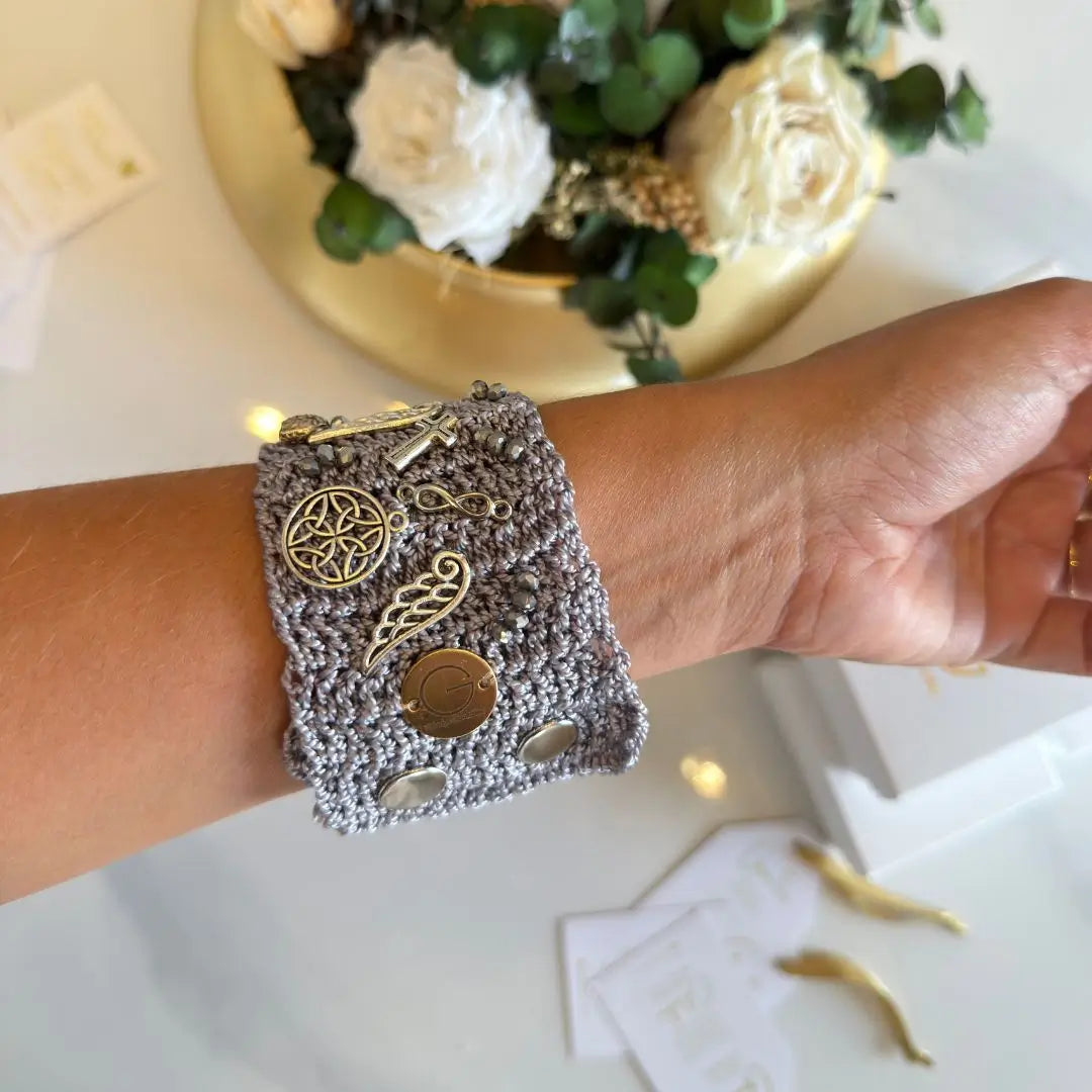 Pulsera Tejida San Miguel Arcángel