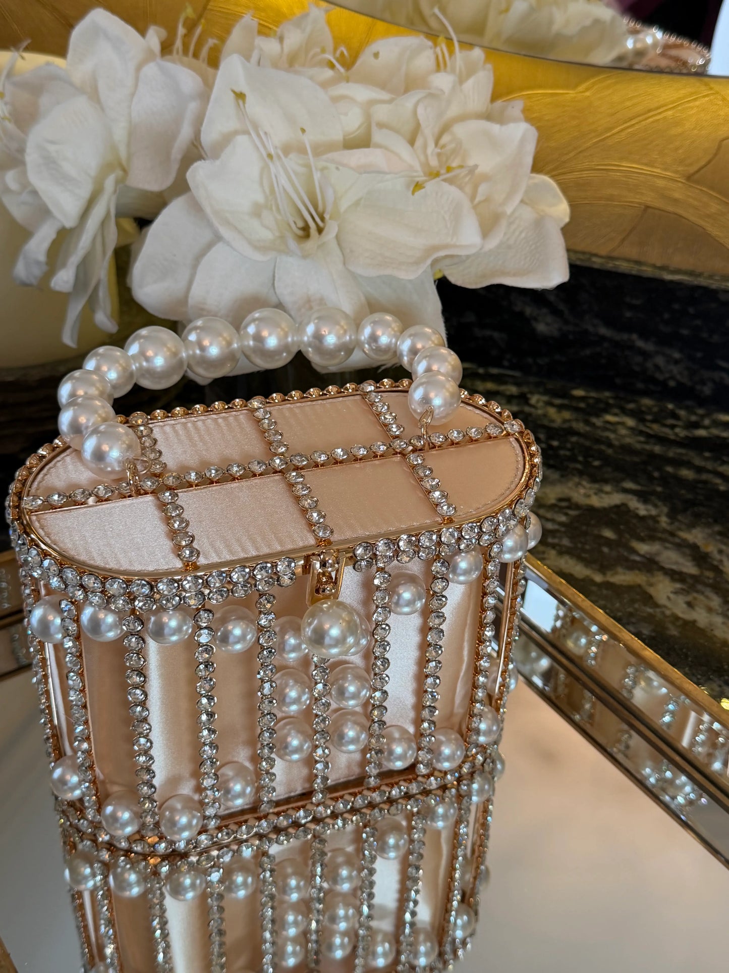 Bolso Crystal Cage