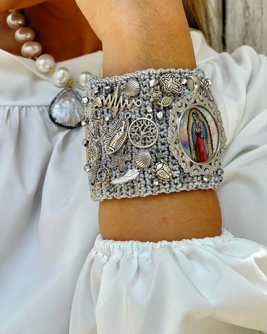 Brazalete Medalla Virgen de Guadalupe